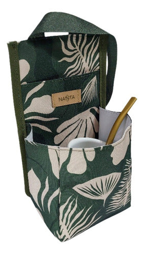 Poupee Deco Porta Mate/Taza Con Bolsillo Y Correa Ideal Para Auto 0