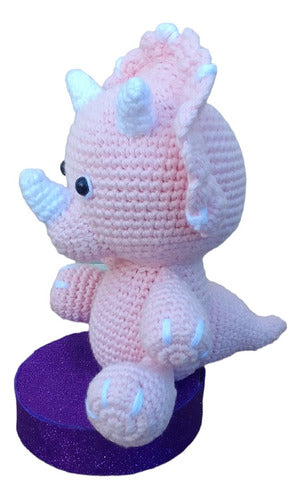 Amigurumi Triceratops Plush Toy 0