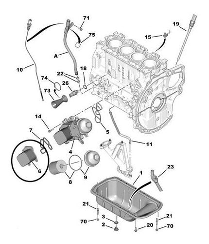 Expoyer Oil Cooler for Citroen C-Elysee and Peugeot 301 Diesel 1.6 2