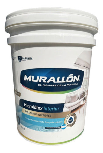 Murallón Professional Interior Latex Paint White 20 Liters 0