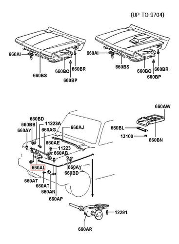 Traba De Capot Para Hyundai Galloper 0