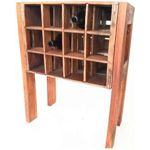 Mixdeco Vintage Wine Cellar / Wood and Metal 12 Bottle Unit 0