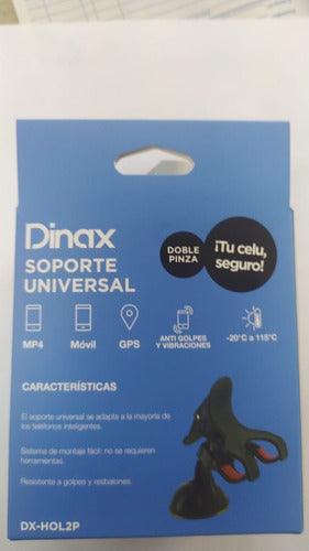 Dinax Universal Cell Phone Holder for Car - Double Clamp 3