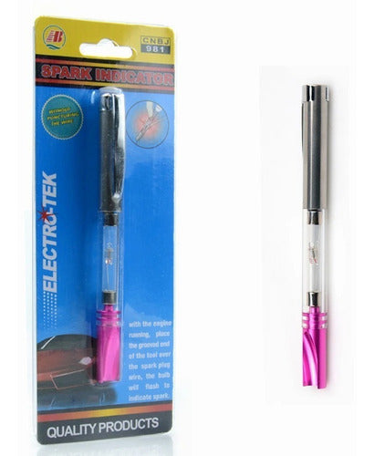 Black Spark Indicator Pencil Type Autos Spark Plug Wire Tester 4