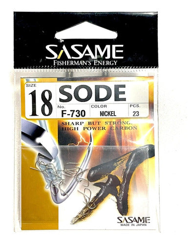 Sasame Sode 18 F Fishing Hooks - 23 Units Competition Set 0