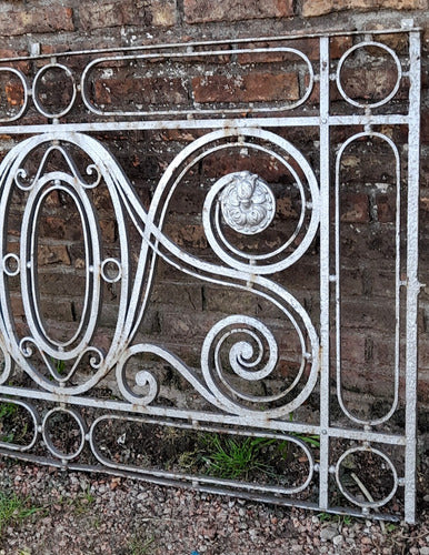 Reja Antigua Balconera Hierro Forjado Deco Antiques González 1