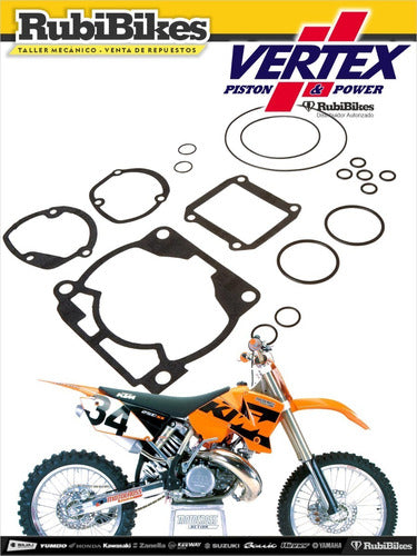 Set De Juntas Cilindro Ktm250sx. 2003-04. Vertex Italy 1