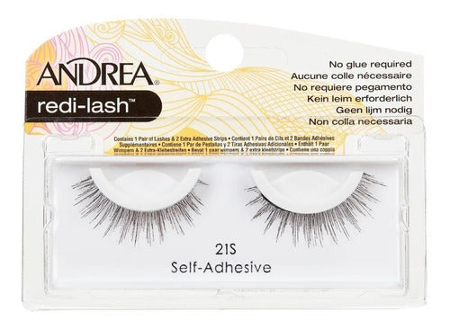 Andrea Self-Adhesive Black Strip False Eyelashes 0
