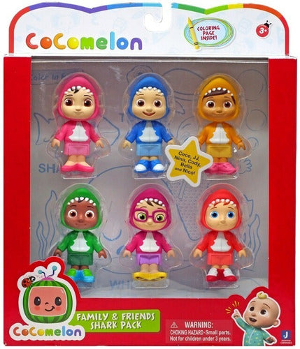 Cocomelon Pack X6 Familia Y Amigos Family - Sharif Express 1