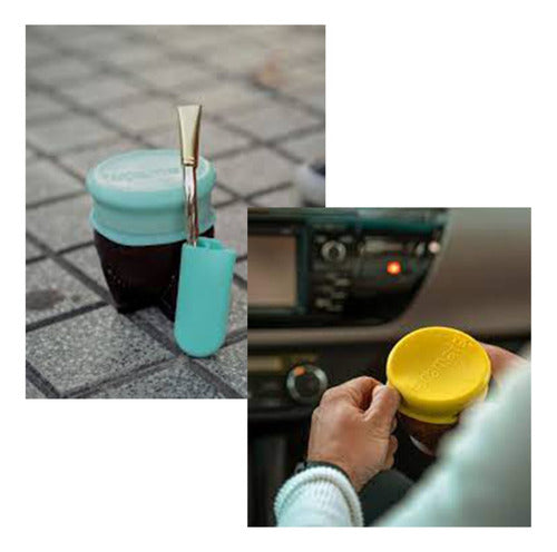 Silicone Mate Lid Set + Straw Lid 9
