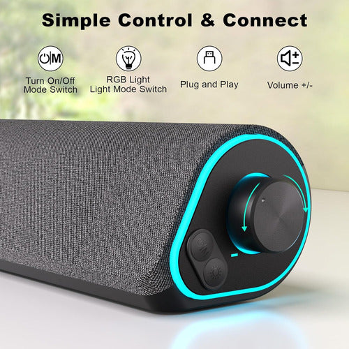 Barra De Sonido Soulion R50 Bluetooth 3.5mm Alimentación Usb 2