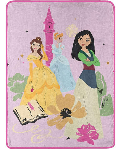 Manta Micro Raschel De Northwest Disney Princess, 46  X 60 , 0