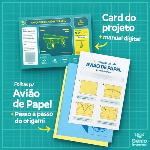 Gênio Inventor - Lançador De Avião De Papel 3