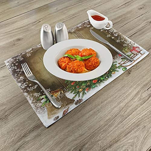 Ambesonne Christmas Placemats Set of 4 Boxes 1