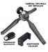 Amitosai Tripod Kit for Product Photography 13 cm + Cell Adapter + Bluetooth Remote L9 1