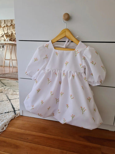 LITTLE SOPHIA Baby Dress for Baptism and First Year in Cotton 6