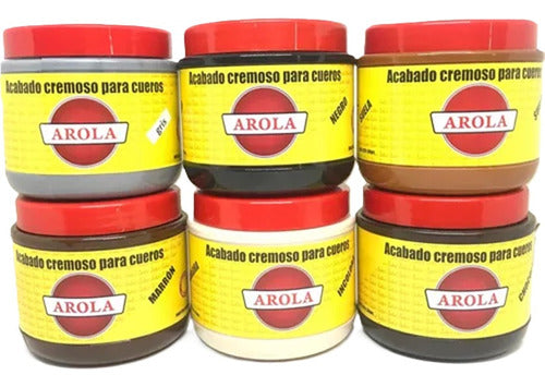 Acabado Cremoso Para Cueros Arola X 500 Cc Pack X 6 Unidades 0