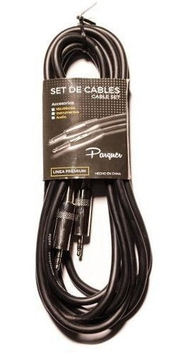 Parquer Cable Mini Plug A Mini Plug 6 Mtrs Cromado 0