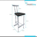 Mobilarg High Stool for Breakfast Bar Island Completely Chromed and Reinforced Modern Kitchen + Factory Warranty 6