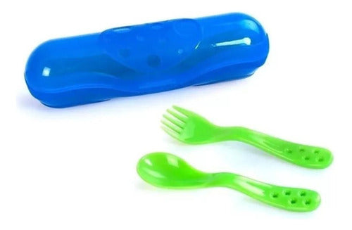 Baby Innovation Spoon + Fork Set with Case 2