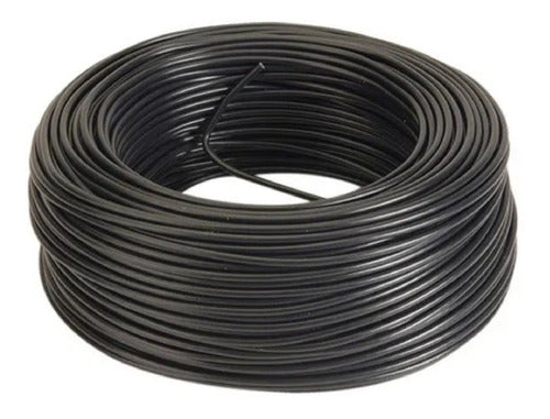 Tornillería Cable Bajo Goma 2x1 Mm Negro - Tramo X 50 Metros - 0