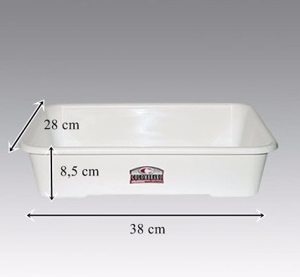 Colombraro Deep Plastic Tray 38 X 28cm for Butcher Shop / Farm 4