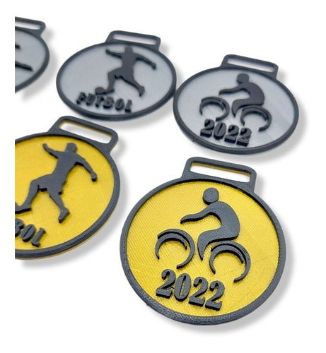 Medallas Personalizadas Deportes Varios X10 1