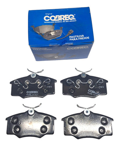 Cobreq Volkswagen Brake Pads Set X 4 VW Gol AB9 / Gol G3 2