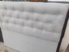 Chenille or Velvet Upholstered Bed Headboard with Storage Trunk 1.40 m 2