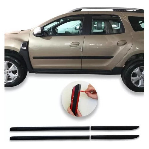 Renault Duster 2017 Black Door Trim Mouldings Kenny 0