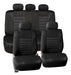 FH Group FB068BLACK115 Automotive Seat Cover Black with 3D Air Mesh Design 0