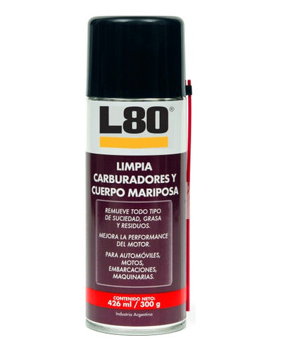 Limpia Carburadores Y Cuerpo Mariposa W80 - 426ml 0