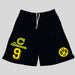 Borussia Dortmund Polyester Shorts with Number - European Team Design 2