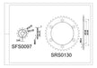 Riffel Transmission Hda Xr250 Tornado Plate, Pinion, and Chain 1