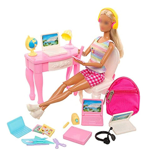 Joyfun 27 Pieces Travel Accessories Set for Dolls 4