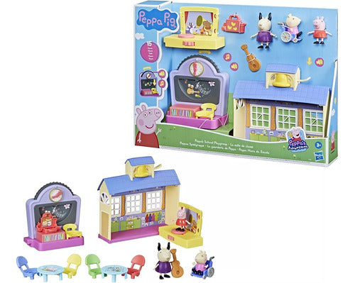 Peppa Pig Escuela Aula Guarderia Mas Accesorios Hasbro 0