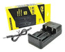 HWD Lithium Battery Charger with 2 Rechargeable 26650 Batteries 3.7V 4