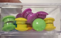 Assorted Round Magnetic Push Pins x 26 + Acrylic Box 2