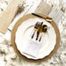 Noi Home Bazar Round Table Setting + Detachable Burlap Cover 1