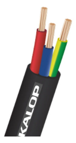 Kalop Cable Tipo Taller 3x2.5 Mm Tpr Rollo X 15mt / Metros 0