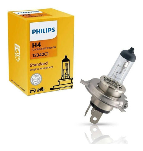 Lampara H4 12v 60/55w Philips Yamaha Xtz 125 0