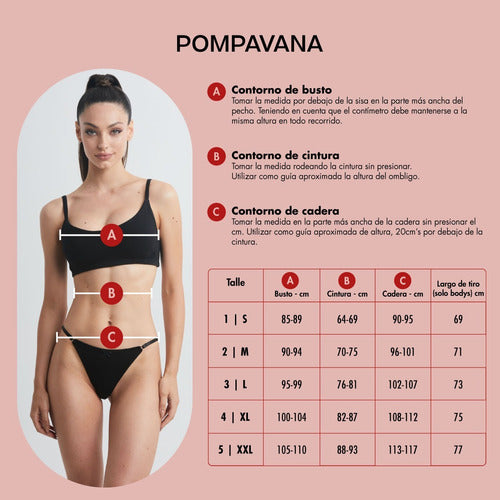 Women's Black Microtulle Coated Gin Body with Bow by Pompavana 3