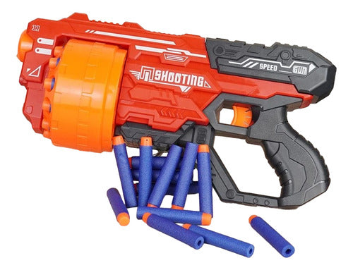 La Le Lu Air Blaster Dart Launcher with 12 Darts 0