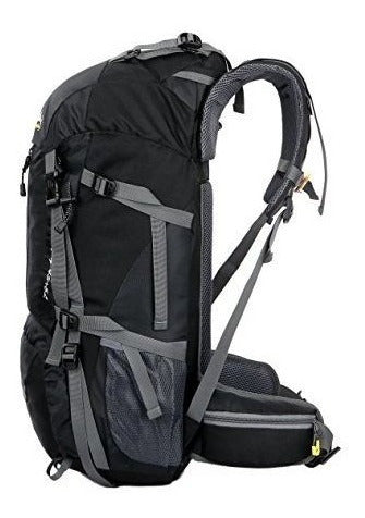 Mochila Impermeable Para Senderismo - 50 L Negro. 1