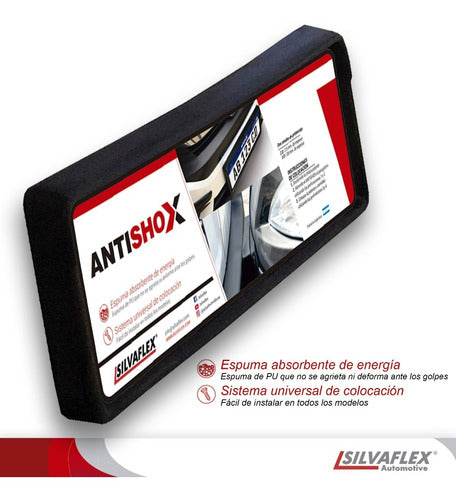 SILVAFLEX® Kia Carnival 19/2020 Front Bumper and License Plate Guard Antishox® 25mm 3