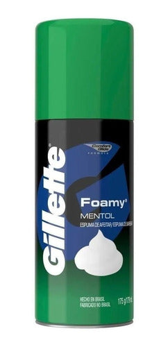 Gillette Foamy Menthol Shaving Foam 175g 1