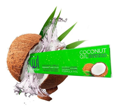 Kuul Permanent Hair Dye with Coconut Oil Professional 0