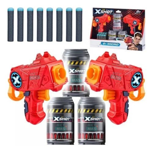 X-Shot Excel Double Toy Gun for Kids Game 2