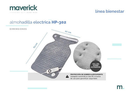 Maverick HP302 Electric Heating Pad Blanket 2