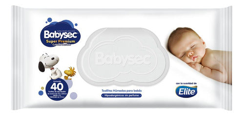 Toallitas Húmedas Babysec Super Premium X40 0